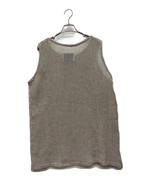 BLUE SUNFLOWER（ブルーサンフラワー）BLUE SUNFLOWER (ブルーサンフラワー) メッシュタンクトップ ベージュ サイズ:50の古着・服飾アイテム