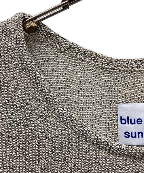 BLUE SUNFLOWER（ブルーサンフラワー）BLUE SUNFLOWER (ブルーサンフラワー) メッシュタンクトップ ベージュ サイズ:50の古着・服飾アイテム