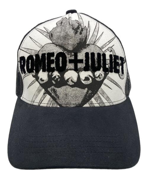 ROMEO+JULIET（ロミオジュリエット）ROMEO+JULIET (ロミオジュリエット) HIGHSNOBIETY (ハイスノバイエティ) Disney (ディズニー) メッシュキャップ ホワイト サイズ:OSの古着・服飾アイテム