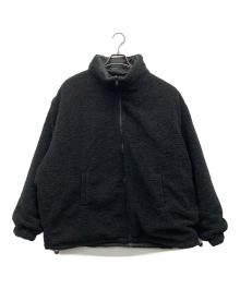 RARELY ALIKE（レアリー アライク）の古着「ボアリバーシブルジャケット」｜ブラック