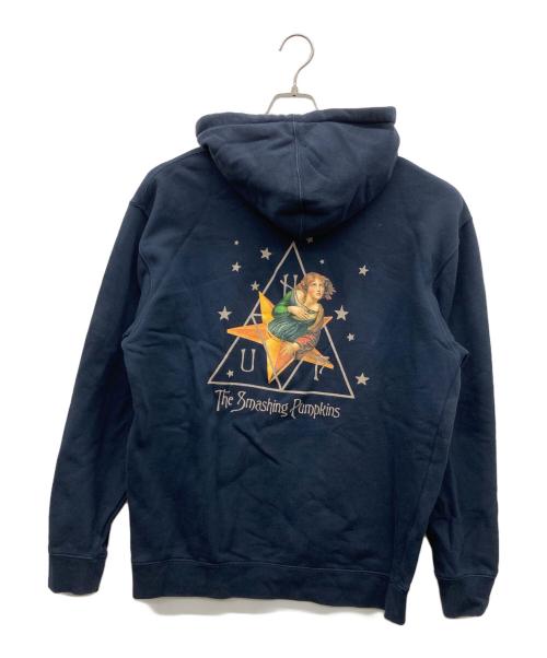 HUF（ハフ）HUF (ハフ) smashing pumpkins (スマッシング パンプキンズ) プリントパーカー ブラック サイズ:Ｍの古着・服飾アイテム