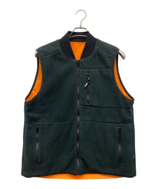 FTC（エフティーシー）FTC (エフティーシー) リバーシブルベスト オレンジ サイズ:Ｍの古着・服飾アイテム