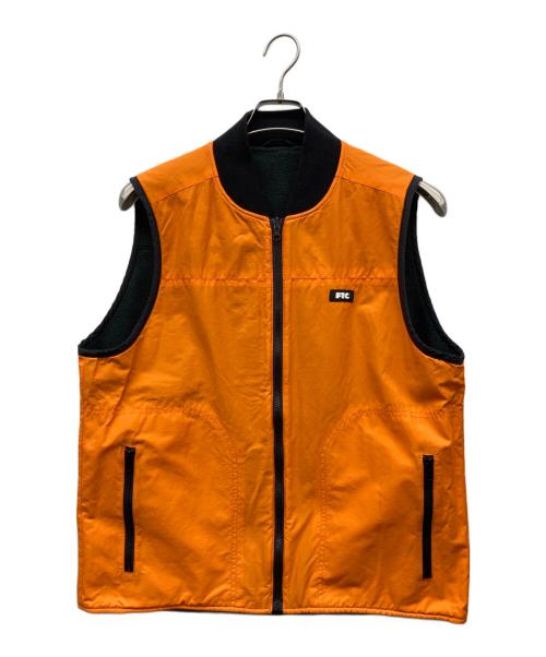 FTC（エフティーシー）FTC (エフティーシー) リバーシブルベスト オレンジ サイズ:Ｍの古着・服飾アイテム