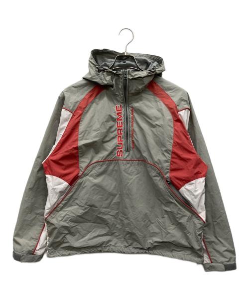 SUPREME（シュプリーム）Supreme (シュプリーム) Paneled Half Zip Pullover グレー サイズ:Sの古着・服飾アイテム