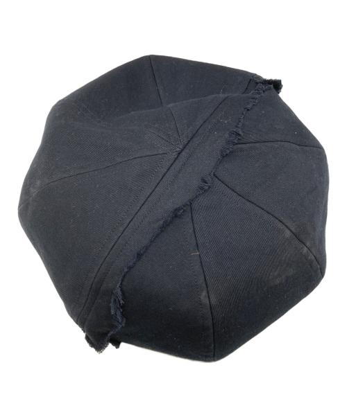 GROUND Y（グラウンドワイ）GROUND Y (グラウンドワイ) DAMAGED COTTON CASQUETTE ブラック サイズ:FREEの古着・服飾アイテム
