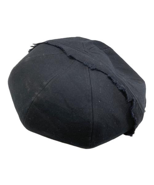 GROUND Y（グラウンドワイ）GROUND Y (グラウンドワイ) DAMAGED COTTON CASQUETTE ブラック サイズ:FREEの古着・服飾アイテム