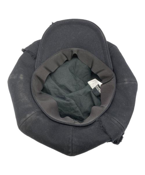 GROUND Y（グラウンドワイ）GROUND Y (グラウンドワイ) DAMAGED COTTON CASQUETTE ブラック サイズ:FREEの古着・服飾アイテム