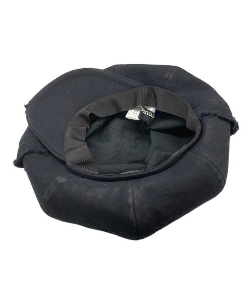 GROUND Y（グラウンドワイ）GROUND Y (グラウンドワイ) DAMAGED COTTON CASQUETTE ブラック サイズ:FREEの古着・服飾アイテム