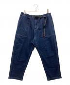 GRAMICCIグラミチ）の古着「ストレッチデニムルーズテーパードパンツ」｜インディゴ