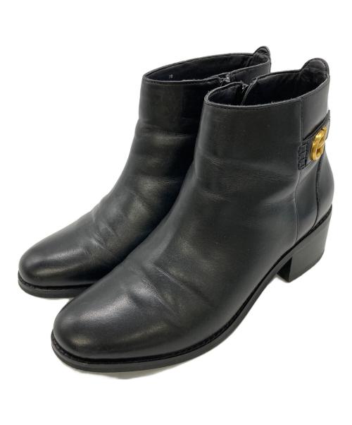 COLE HAAN（コールハーン）COLE HAAN (コールハーン) ホリスバックルブーティー ショートブーツ ブラック サイズ:C23の古着・服飾アイテム