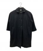 オローネオローネ）の古着「６つボタンバルーンコート」｜ブラック