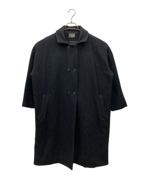 オローネ（オローネ）オローネ (オローネ) ６つボタンバルーンコート ブラック サイズ:表記なしの古着・服飾アイテム