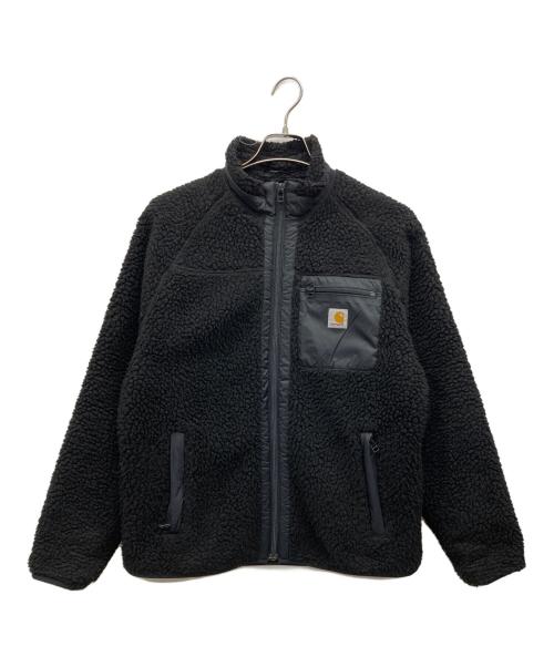 Carhartt WIP（カーハート ワーク イン プログレス）CARHARTT WIP (カーハート ワークインプログレス) ボアフリースジャケット ブラック サイズ:Sの古着・服飾アイテム