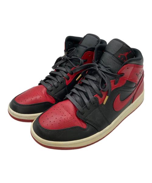 NIKE（ナイキ）NIKE (ナイキ) AIR JORDAN 1 MID レッド×ブラック サイズ:US10の古着・服飾アイテム