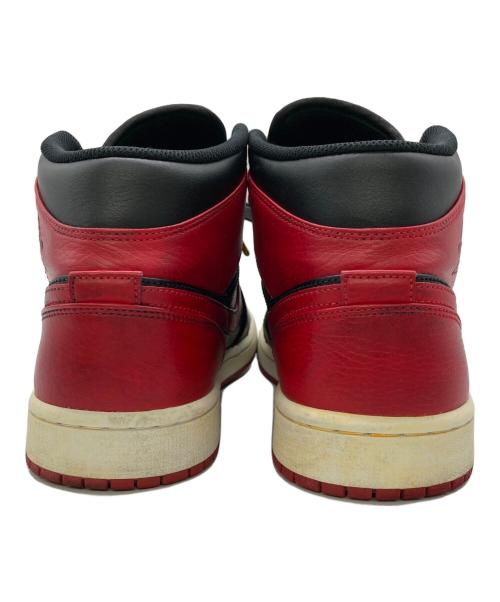 NIKE（ナイキ）NIKE (ナイキ) AIR JORDAN 1 MID レッド×ブラック サイズ:US10の古着・服飾アイテム