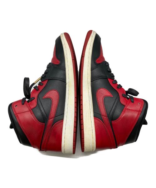 NIKE（ナイキ）NIKE (ナイキ) AIR JORDAN 1 MID レッド×ブラック サイズ:US10の古着・服飾アイテム