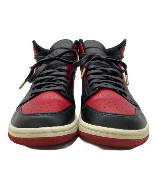 NIKE（ナイキ）NIKE (ナイキ) AIR JORDAN 1 MID レッド×ブラック サイズ:US10の古着・服飾アイテム