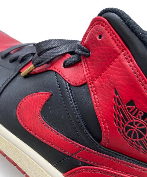 NIKE（ナイキ）NIKE (ナイキ) AIR JORDAN 1 MID レッド×ブラック サイズ:US10の古着・服飾アイテム