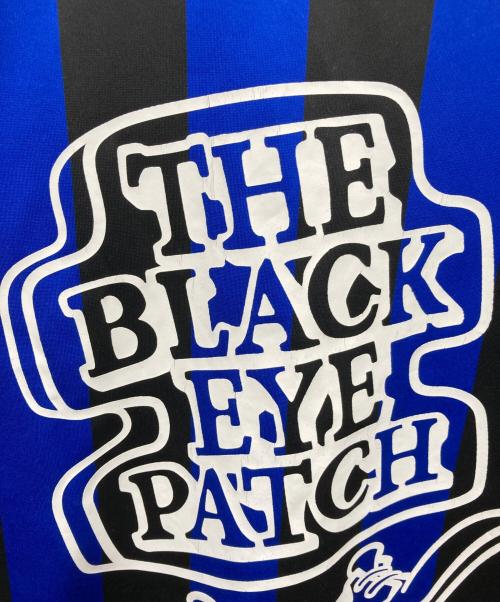 THE BLACK EYE PATCH（ブラックアイパッチ）THE BLACK EYE PATCH (ブラックアイパッチ) ゲームシャツ ブラック×ネイビー サイズ:Lの古着・服飾アイテム