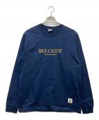 THE BLACK EYE PATCHブラックアイパッチ）の古着「ロングスリーブカットソー」｜ネイビー