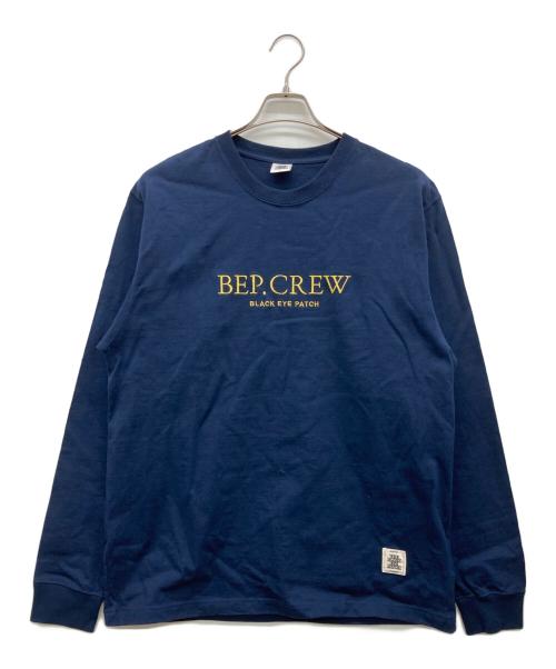 THE BLACK EYE PATCH（ブラックアイパッチ）THE BLACK EYE PATCH (ブラックアイパッチ) ロングスリーブカットソー ネイビー サイズ:Lの古着・服飾アイテム