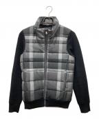 BLACK LABEL CRESTBRIDGEブラックレーベル クレストブリッジ）の古着「中綿ジャケット」｜ブラック