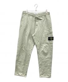 STONE ISLAND（ストーンアイランド）の古着「ロゴパッチスウェットパンツ」｜黄緑