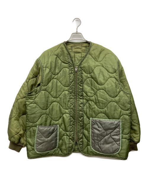 CHANGES（チェンジズ）CHANGES (チェンジズ) リメイクライナージャケット カーキ サイズ:LARGEの古着・服飾アイテム