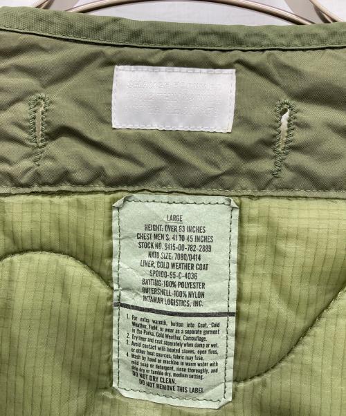 CHANGES（チェンジズ）CHANGES (チェンジズ) リメイクライナージャケット カーキ サイズ:LARGEの古着・服飾アイテム