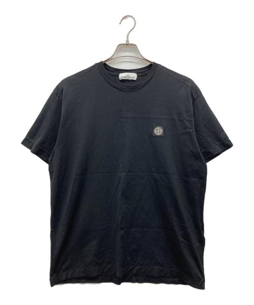 STONE ISLAND（ストーンアイランド）STONE ISLAND (ストーンアイランド) ワッペンTシャツ ブラック サイズ:XLの古着・服飾アイテム