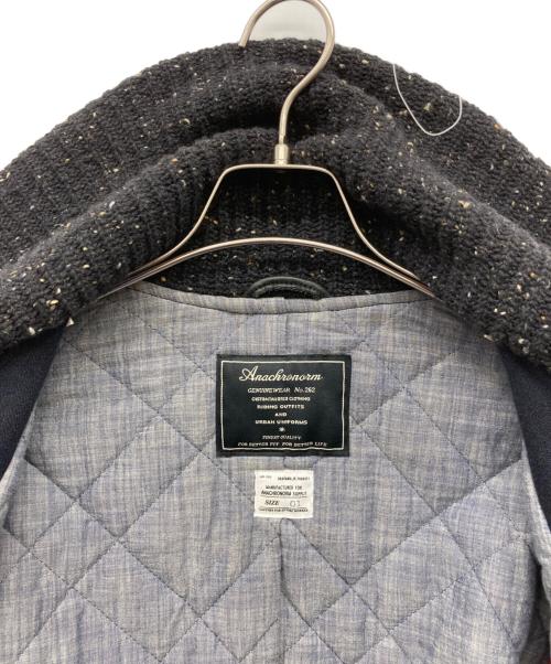 anachronorm（アナクロノーム）anachronorm (アナクロノーム) ミリタリーダブルブレストコート ネイビー サイズ:01の古着・服飾アイテム