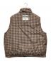DAIRIKU (ダイリク) Reversible Check Nylon Vest ブラウン サイズ:M：25000円