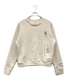 RANDY（ランディー）の古着「ダメージスウェット」｜ホワイト