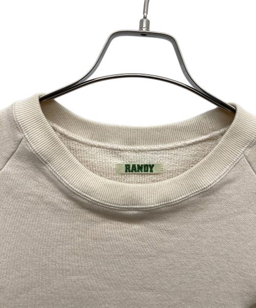 RANDY（ランディー）Randy (ランディー) ダメージスウェット ホワイト サイズ:2の古着・服飾アイテム