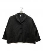 isabella clementiniイザベラ クレメンティー二）の古着「カットオフ3ポッケウールジャケット」｜ブラウン