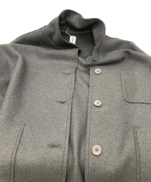 isabella clementini（イザベラ クレメンティー二）isabella clementini (イザベラ クレメンティー二) カットオフ3ポッケウールジャケット ブラウン サイズ:42の古着・服飾アイテム