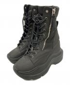 YELLOイエロ）の古着「BAISEN SHORT BOOTS」｜ブラック