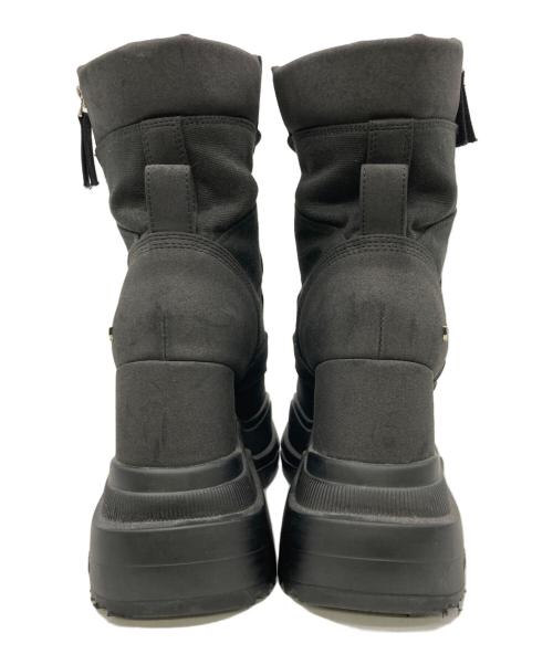 YELLO（イエロ）YELLO (イエロ) BAISEN SHORT BOOTS ブラック サイズ:Ｍの古着・服飾アイテム