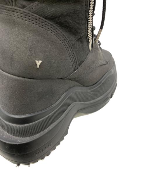 YELLO（イエロ）YELLO (イエロ) BAISEN SHORT BOOTS ブラック サイズ:Ｍの古着・服飾アイテム