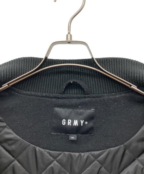 GRMY（グライミー）GRMY (グライミー) 切替スタジャン ブラック サイズ:XLの古着・服飾アイテム