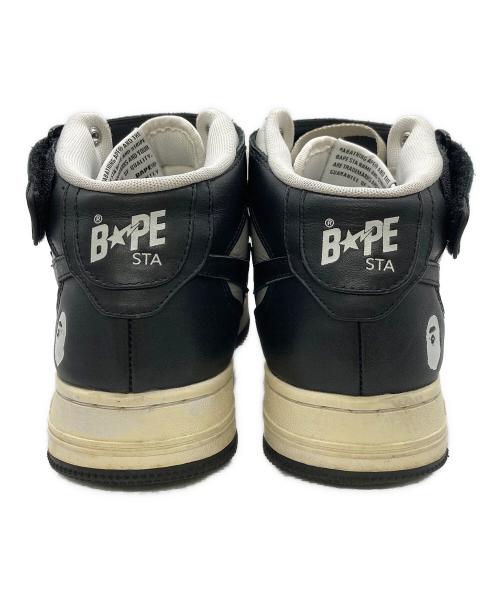 A BATHING APE（ア ベイシング エイプ）A BATHING APE (アベイシングエイプ) BAPE STA MID ブラック サイズ:US10の古着・服飾アイテム