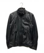 Custom Cultureカスタムカルチャー）の古着「ジップップレザージャケット」｜ブラック