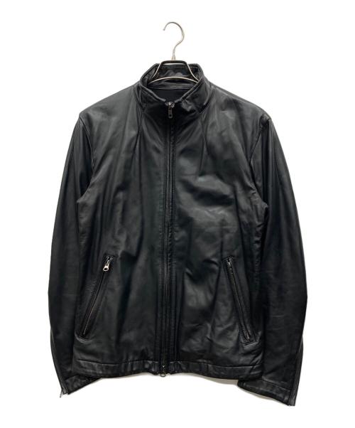 Custom Culture（カスタムカルチャー）Custom Culture (カスタムカルチャー) ジップップレザージャケット ブラック サイズ:4の古着・服飾アイテム