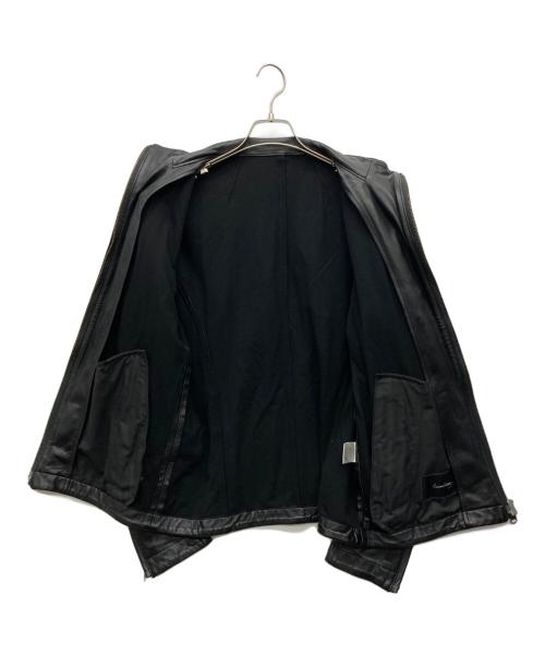 Custom Culture（カスタムカルチャー）Custom Culture (カスタムカルチャー) ジップップレザージャケット ブラック サイズ:4の古着・服飾アイテム