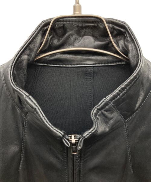Custom Culture（カスタムカルチャー）Custom Culture (カスタムカルチャー) ジップップレザージャケット ブラック サイズ:4の古着・服飾アイテム
