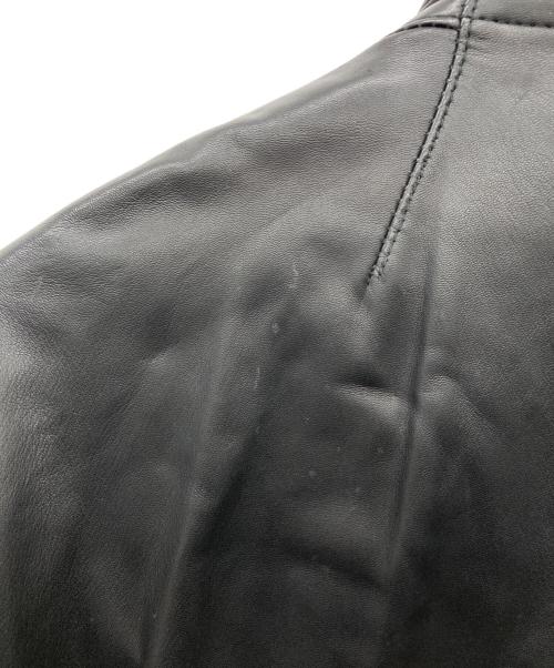 Custom Culture（カスタムカルチャー）Custom Culture (カスタムカルチャー) ジップップレザージャケット ブラック サイズ:4の古着・服飾アイテム