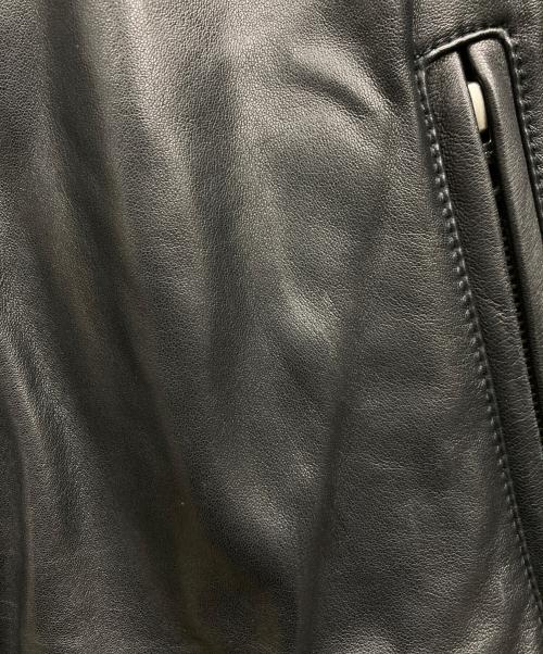 Custom Culture（カスタムカルチャー）Custom Culture (カスタムカルチャー) ジップップレザージャケット ブラック サイズ:4の古着・服飾アイテム