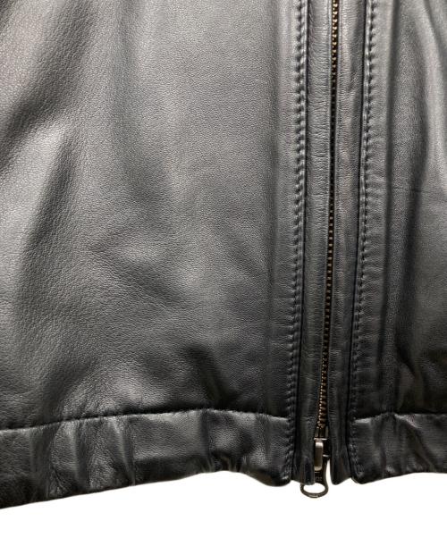 Custom Culture（カスタムカルチャー）Custom Culture (カスタムカルチャー) ジップップレザージャケット ブラック サイズ:4の古着・服飾アイテム