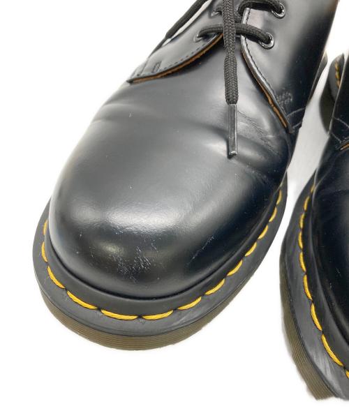 Dr.Martens（ドクターマーチン）Dr.Martens (ドクターマーチン) 3ホールレザーシューズ ブラック サイズ:UK8の古着・服飾アイテム