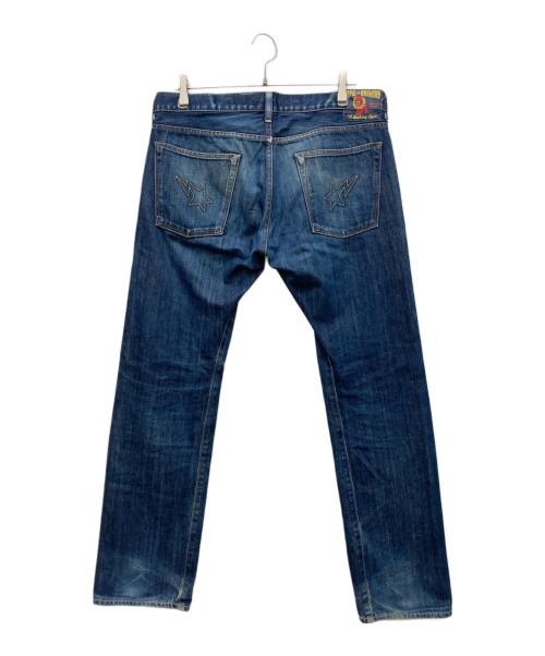 A BATHING APE（ア ベイシング エイプ）A BATHING APE (ア ベイシング エイプ) ベイプスタデニムパンツ インディゴ サイズ:Mの古着・服飾アイテム